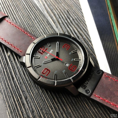 Часы мужские Curren 8327 Red-Black-3