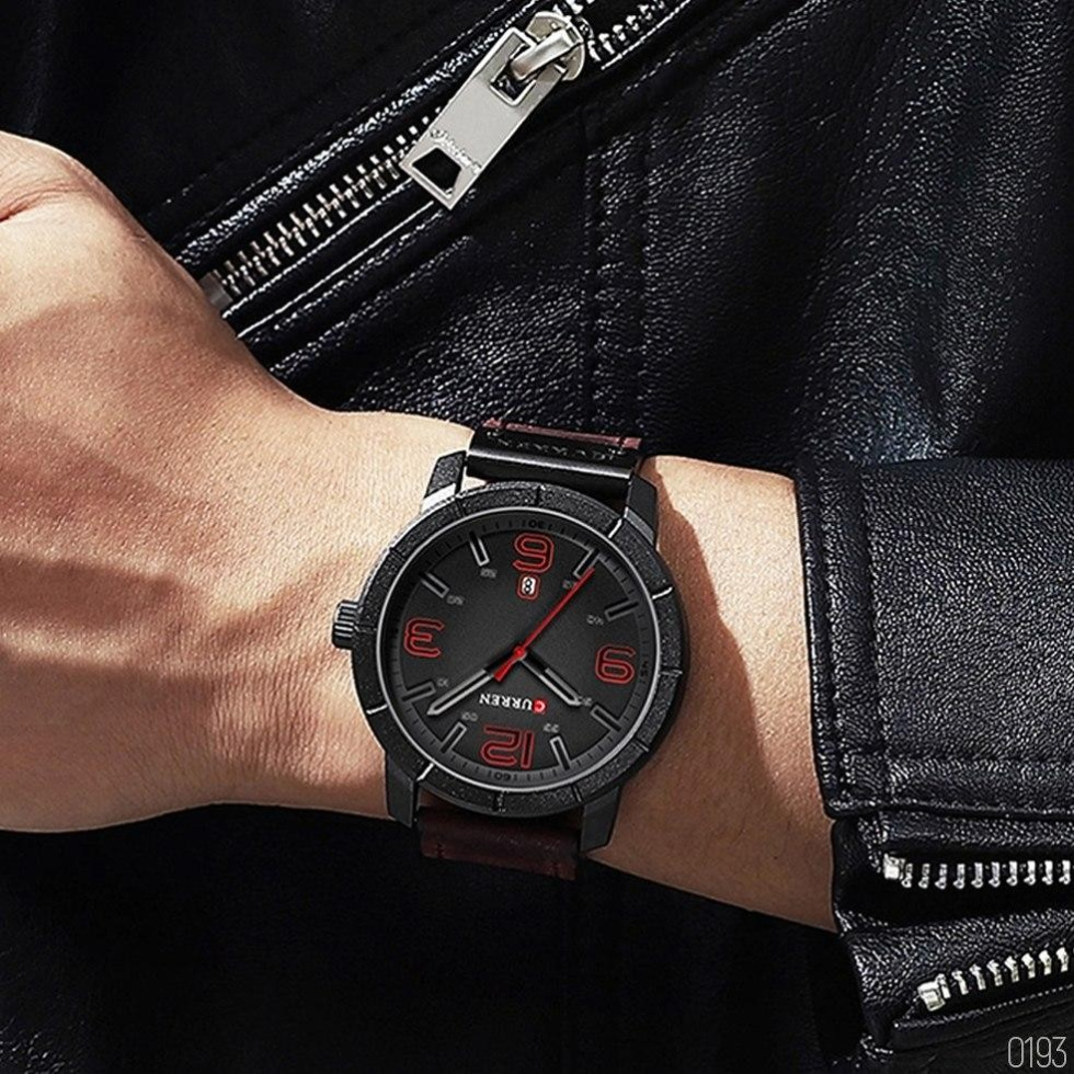 large Часы мужские Curren 8327 Red-Black 2