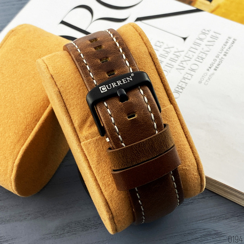large Годинник чоловічий Curren 8324 Black-Brown 3