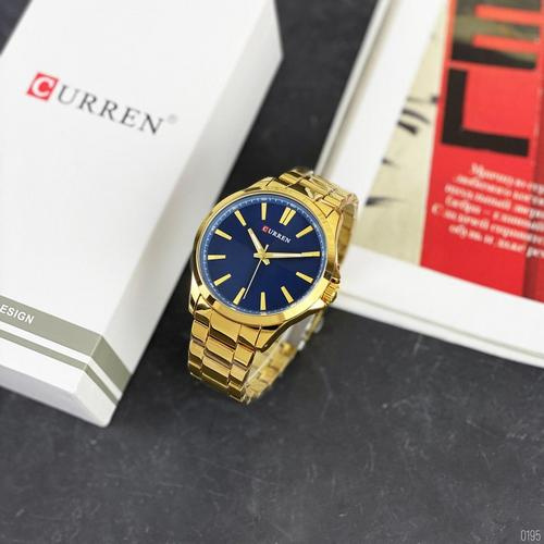 large Часы мужские Curren 8322 Gold-Blue 3