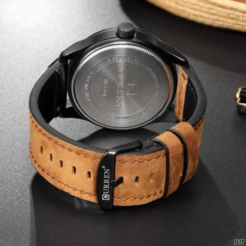 Годинник чоловічий Curren 8301 Black-Light Brown-1