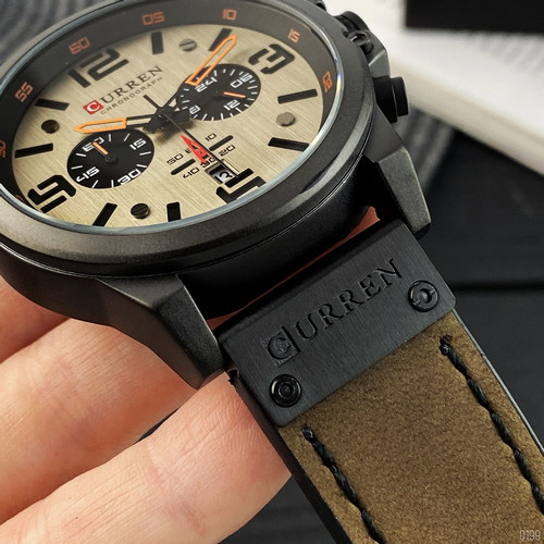 Годинник чоловічий Curren 8314 Khaki-Black-3