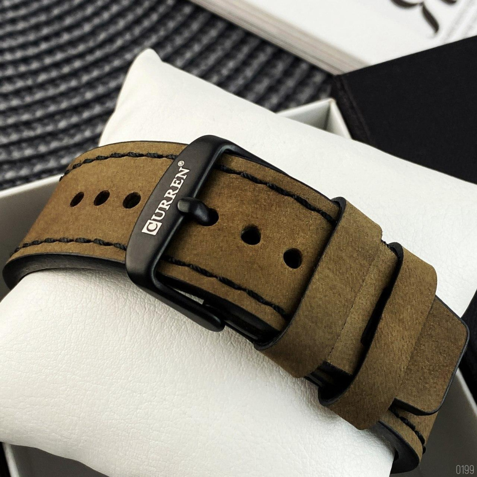 large Годинник чоловічий Curren 8314 Khaki-Black 4