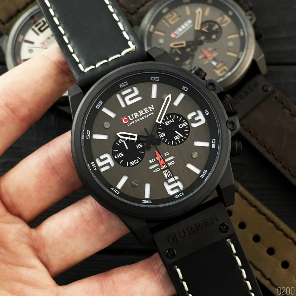 large Часы мужские Curren 8314 All Black 6