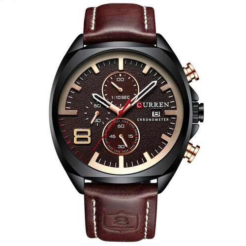 Годинник чоловічий Curren 8324 Brown-Black-Gold