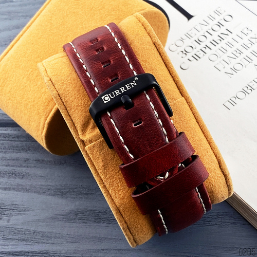 Годинник чоловічий Curren 8324 Brown-Black-Gold-2