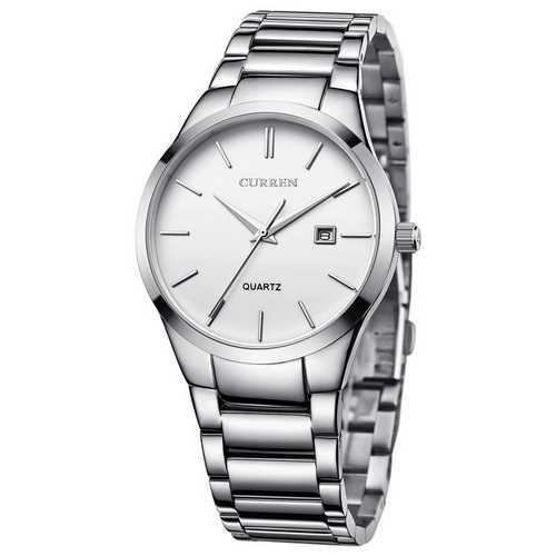Часы мужские Curren 8106 Silver-White