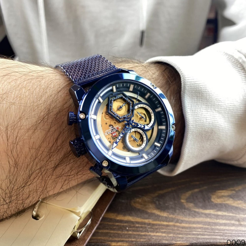Годинник чоловічий Naviforce NF9167 All Blue-6