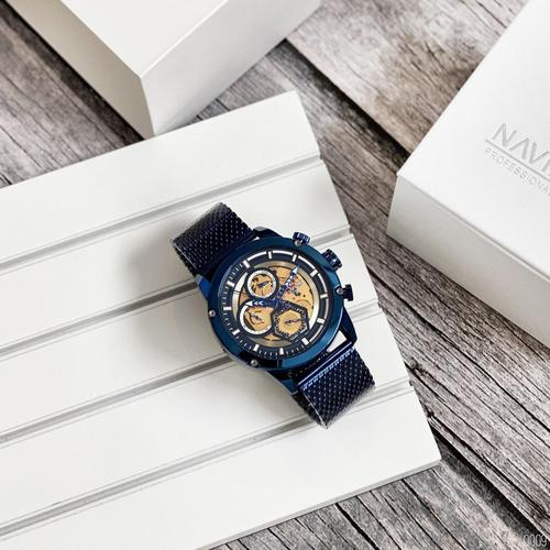 large Годинник чоловічий Naviforce NF9167 All Blue 1