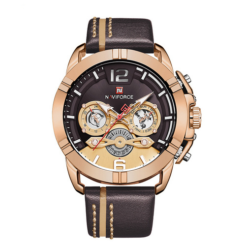 Годинник чоловічий Naviforce NF9168 Brown-Cuprum