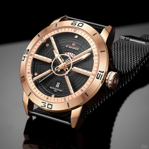 Годинник чоловічий Naviforce NF9155 Black-Cuprum-1