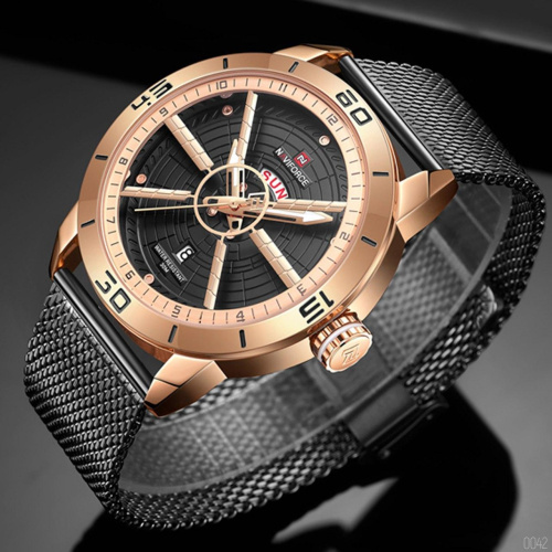 Годинник чоловічий Naviforce NF9155 Black-Cuprum-2