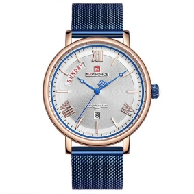  Naviforce NF3006 Blue-Cuprum-White