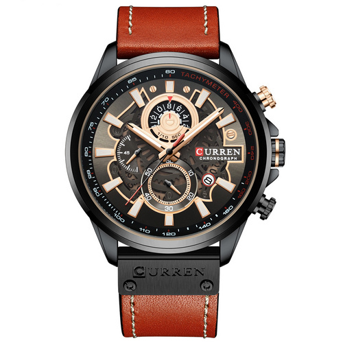 Годинник чоловічий Curren 8380 Black-Brown