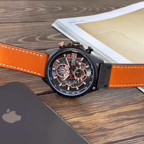 Годинник чоловічий Curren 8380 Black-Brown-1