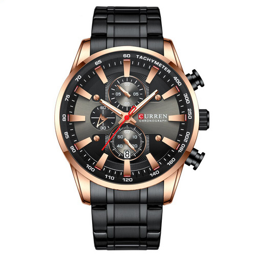 Годинник чоловічий Curren 8351 Black-Cuprum