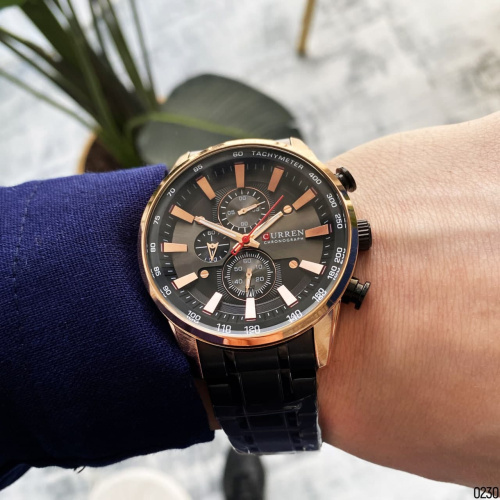 Годинник чоловічий Curren 8351 Black-Cuprum-4