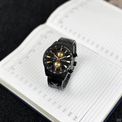 large Часы мужские Curren 8351 Black-Gold 3