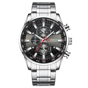  Curren 8351 Silver-Black
