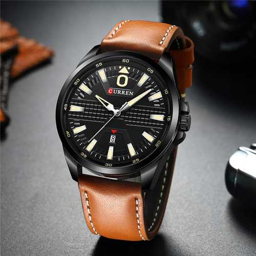 Часы мужские Curren 8379 Black-Brown-0
