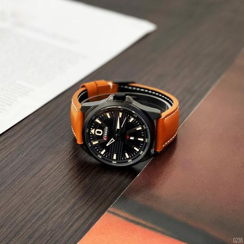 Часы мужские Curren 8379 Black-Brown-1