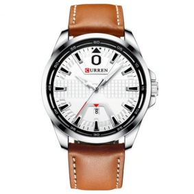  Curren 8379 Silver-White-Brown