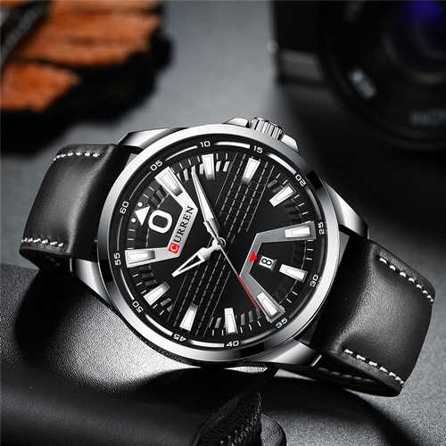 Часы мужские Curren 8379 Silver-Black-0