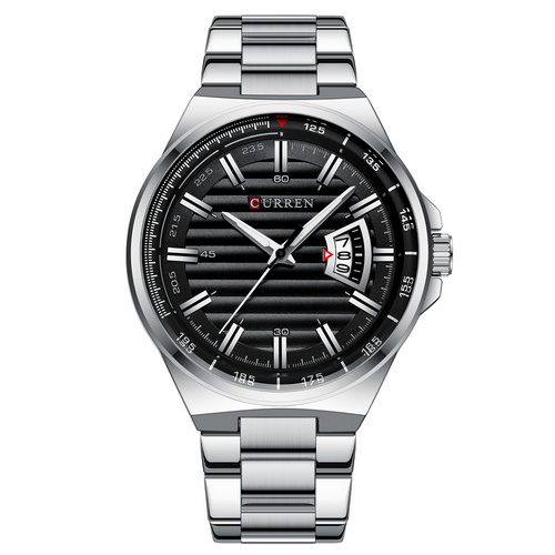 Часы мужские Curren 8375 Silver-Black