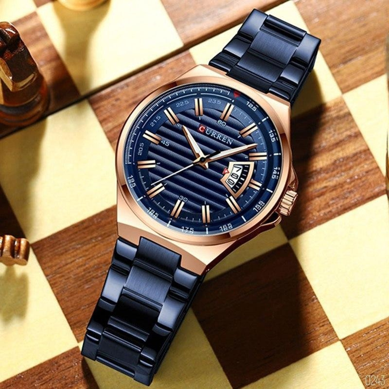 large Часы мужские Curren 8375 Blue-Cuprum 2