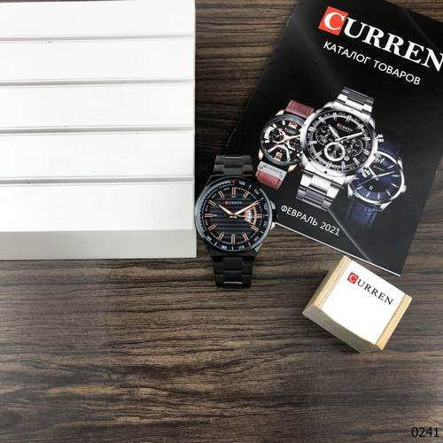 large Часы мужские Curren 8375 All Black 4