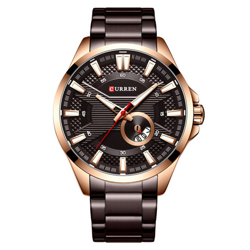 Часы мужские Curren 8372 Brown-Cuprum