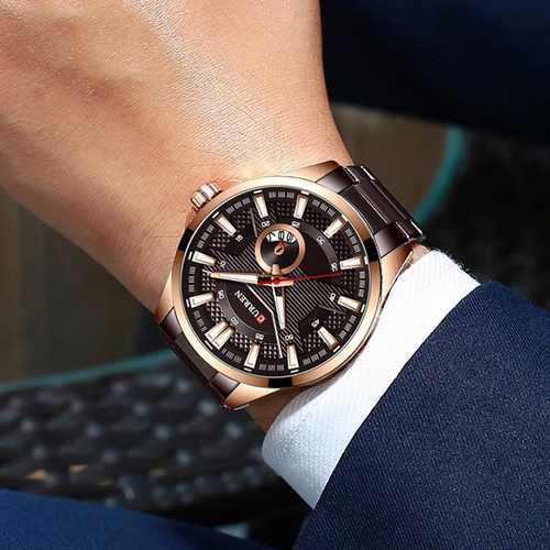 large Часы мужские Curren 8372 Brown-Cuprum 0