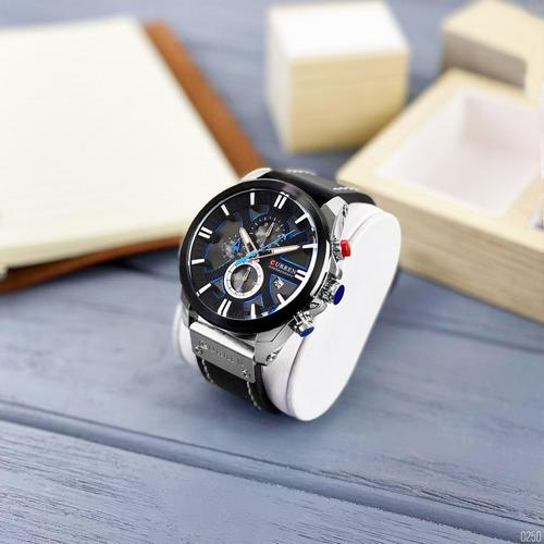 large Часы мужские Curren 8346 Silver-Black 1