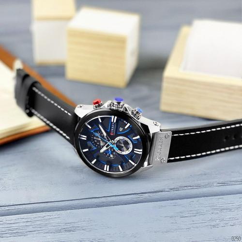 large Часы мужские Curren 8346 Silver-Black 3