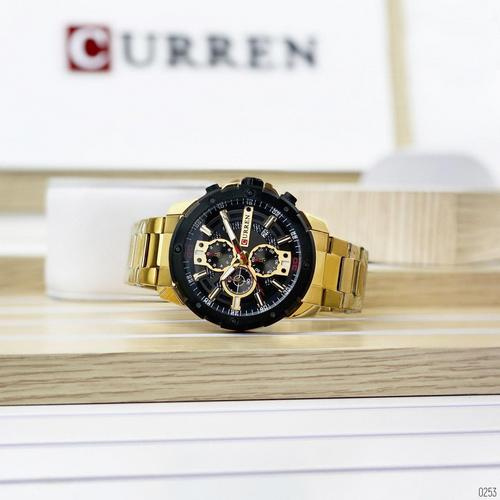 Часы мужские Curren 8336 Gold-Black-2
