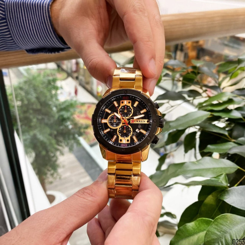 Часы мужские Curren 8336 Gold-Black-4
