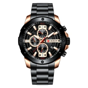  Curren 8336 Black-Cuprum