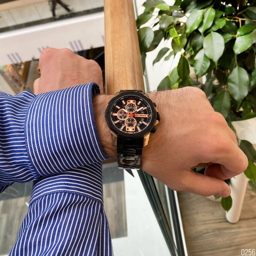 Годинник чоловічий Curren 8336 Black-Cuprum-2