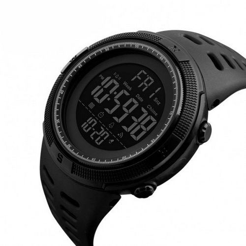 Часы мужские Skmei 1251 All Black-0
