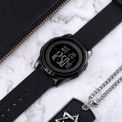 Годинник чоловічий Skmei 1502 All Black-0
