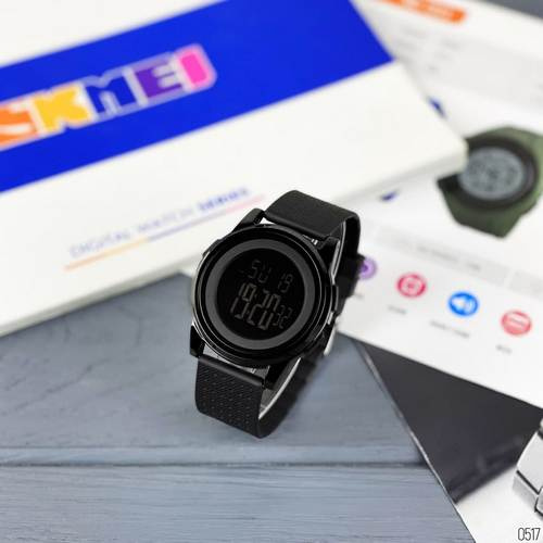 large Годинник чоловічий Skmei 1502 All Black 1