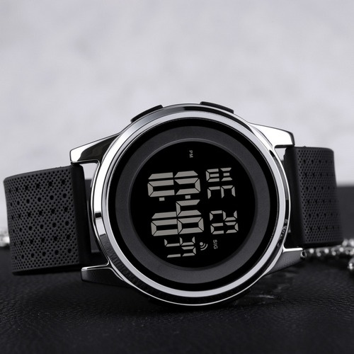 Часы мужские Skmei 1502 Black-Silver-0