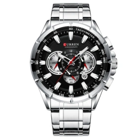  Curren 8363 Silver-Blak