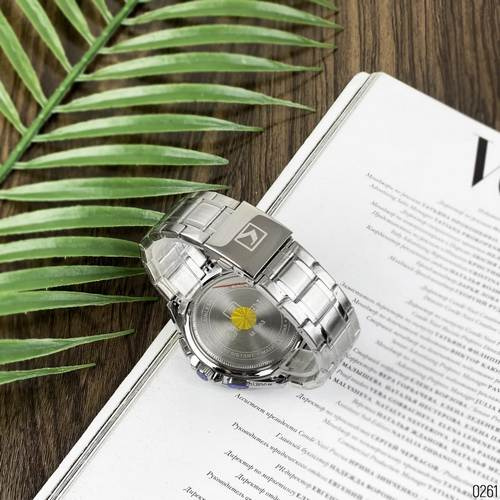Годинник чоловічий Curren 8363 Silver-Blak-4