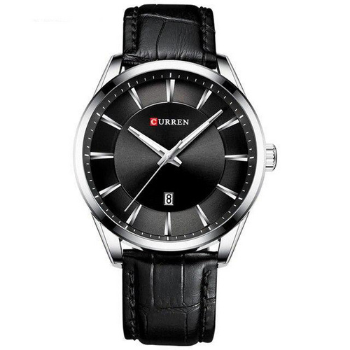 Часы мужские Curren 8365 Silver-Black Panama