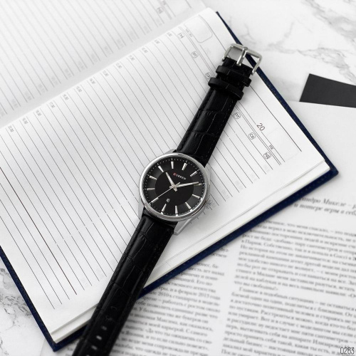 Часы мужские Curren 8365 Silver-Black Panama-2