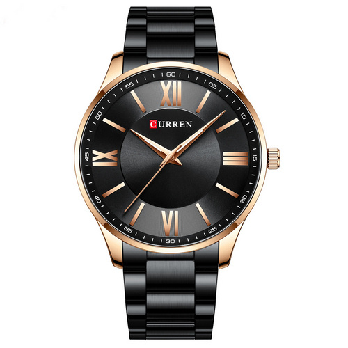 Часы мужские Curren 8383 Black-Gold