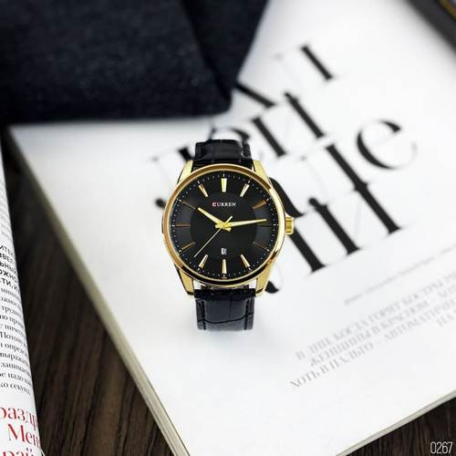 Часы мужские Curren 8365 Black-Gold-2