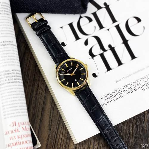 large Часы мужские Curren 8365 Black-Gold 3