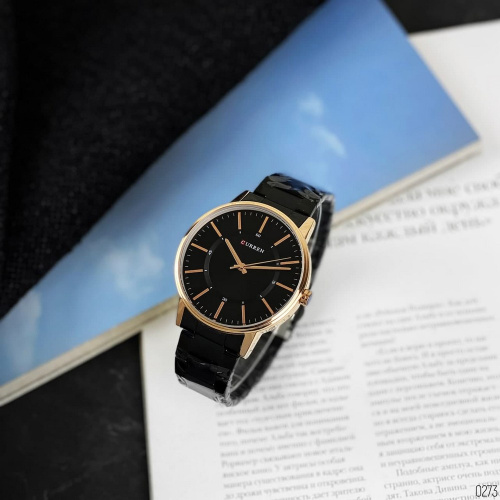 Часы мужские Curren 8385 Black-Gold-2